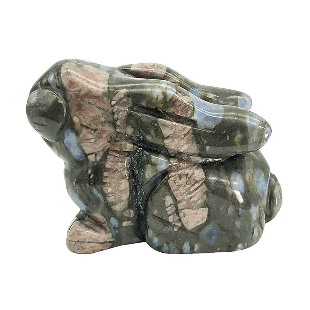 Rabbit Statue Hand Carved Animal Figurine