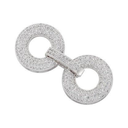 1 Pcs Hooks Accesories Supplies Brass Cubic Zirconia Connectors