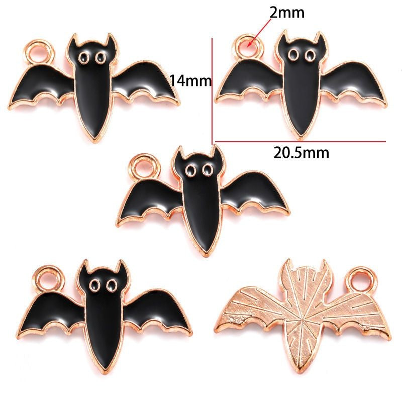 5PCS Halloween Style Theme Jewelry Making Findings Charm #2