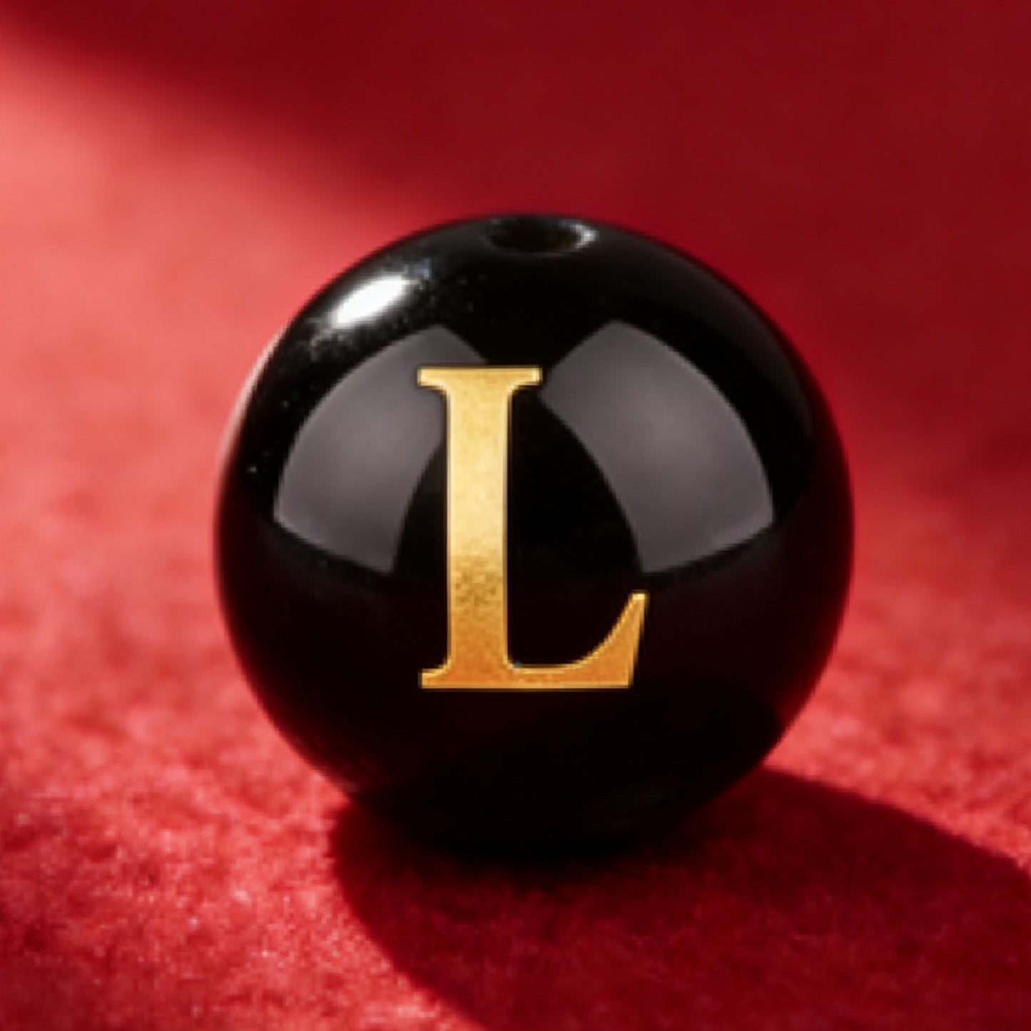 Natural Red Agate Beads - 26 Alphabet Loose Beads for Engraving Customization DIY