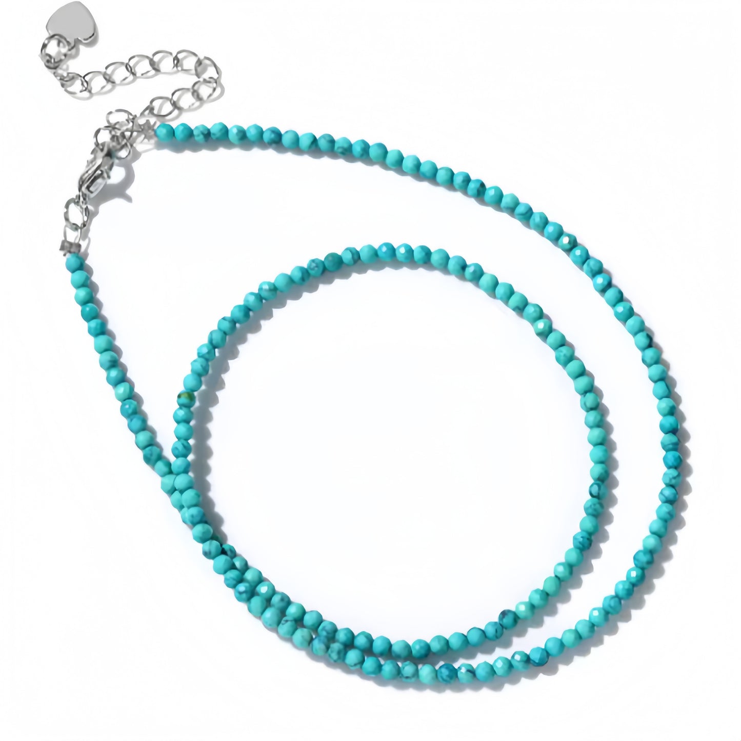 2mm Shining Beads Stone Necklace Choker Jewelry