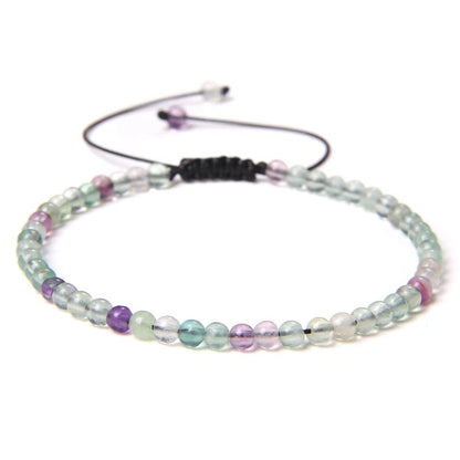 Beads Bracelet Adjustable Rope String Braided Bracelets 4mm 6mm 8mm