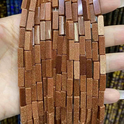Tube Shape Sandstone Beads