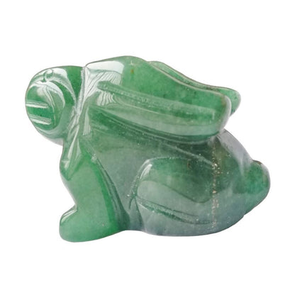 Rabbit Statue Hand Carved Animal Figurine