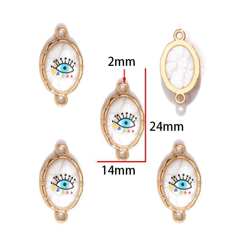 Evil Eyes Spacer Jewelry Making Findings for All Use