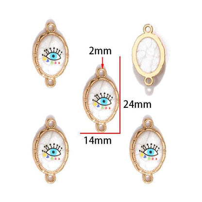 Evil Eyes Spacer Jewelry Making Findings for All Use