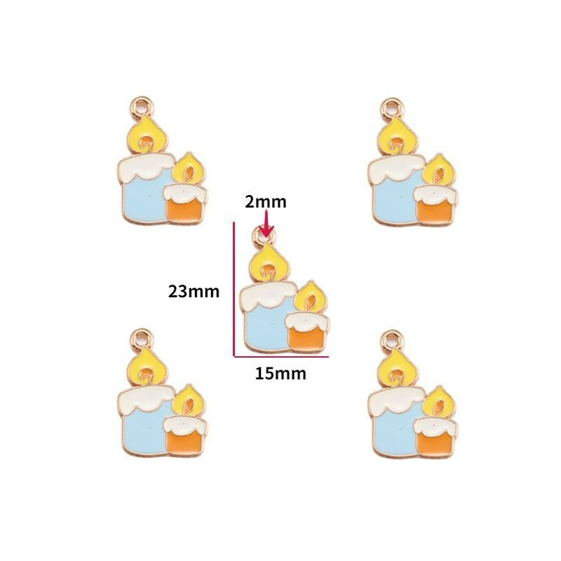 5PCS Halloween Style Theme Jewelry Making Findings Charm #3