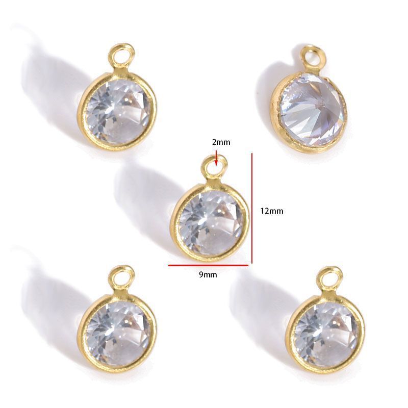 5PCS Crystal Collection Jewelry Making Findings Charm
