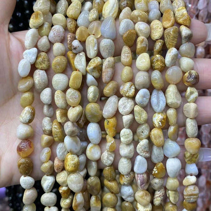 Irregular Smooth Beads 6-8mm Gemstone/Quartz/Jasper/Agate