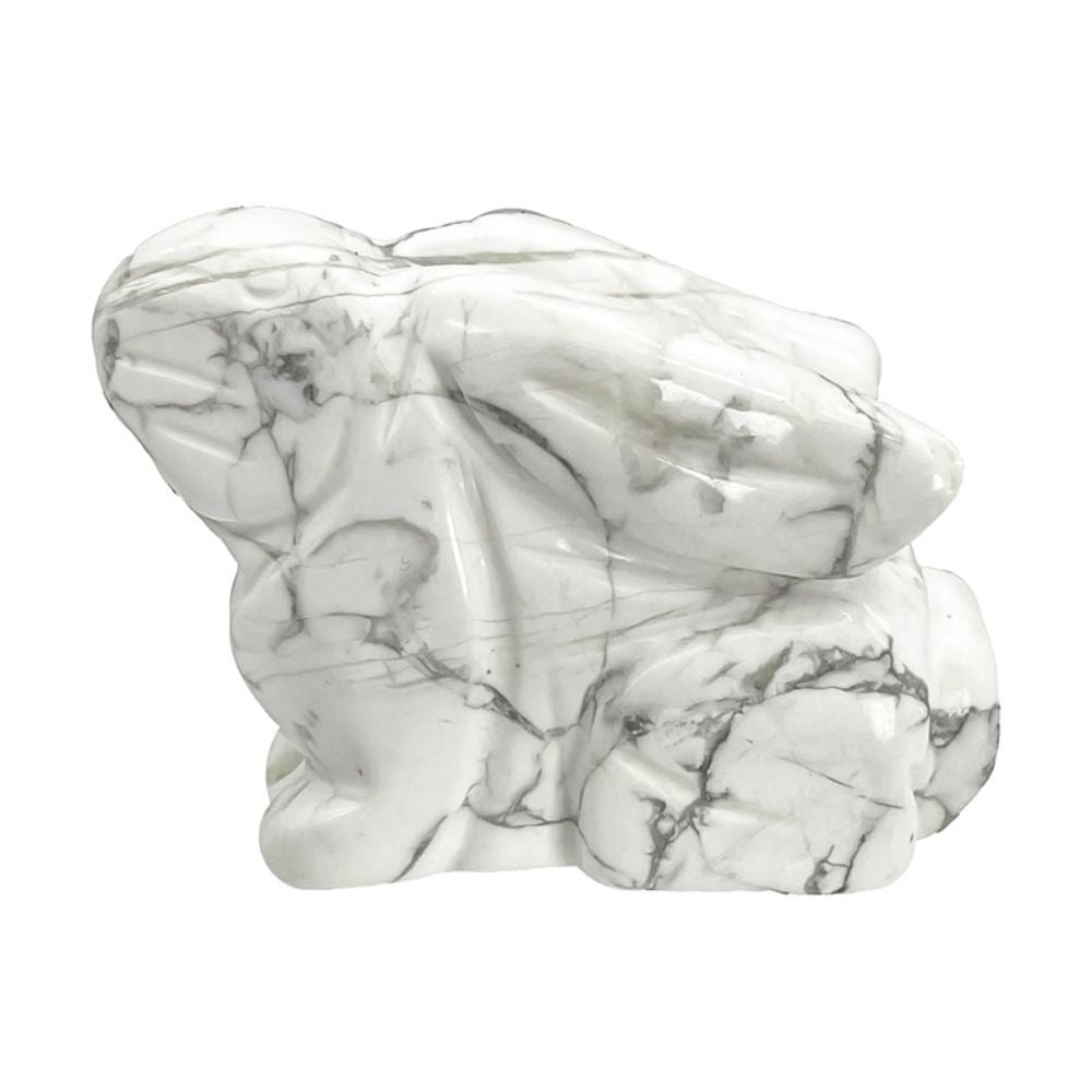 Rabbit Statue Hand Carved Animal Figurine