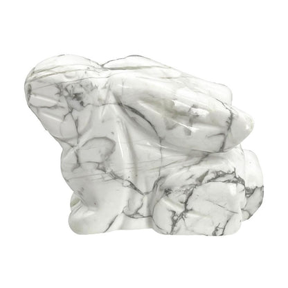 Rabbit Statue Hand Carved Animal Figurine