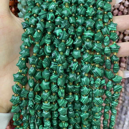 Round Smooth Star Beads 10mm Quartz/Jasper/Agate/Crystal