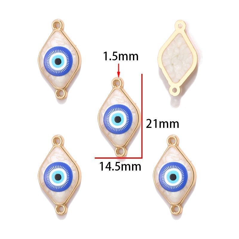 Evil Eyes Spacer Jewelry Making Findings for All Use