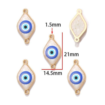 Evil Eyes Spacer Jewelry Making Findings for All Use