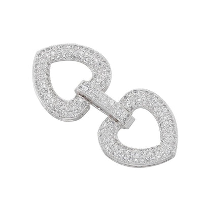 1 Pcs Hooks Accesories Supplies Brass Cubic Zirconia Connectors