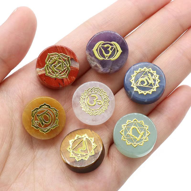 Healing Crystal Chakela Yoga Energy Set