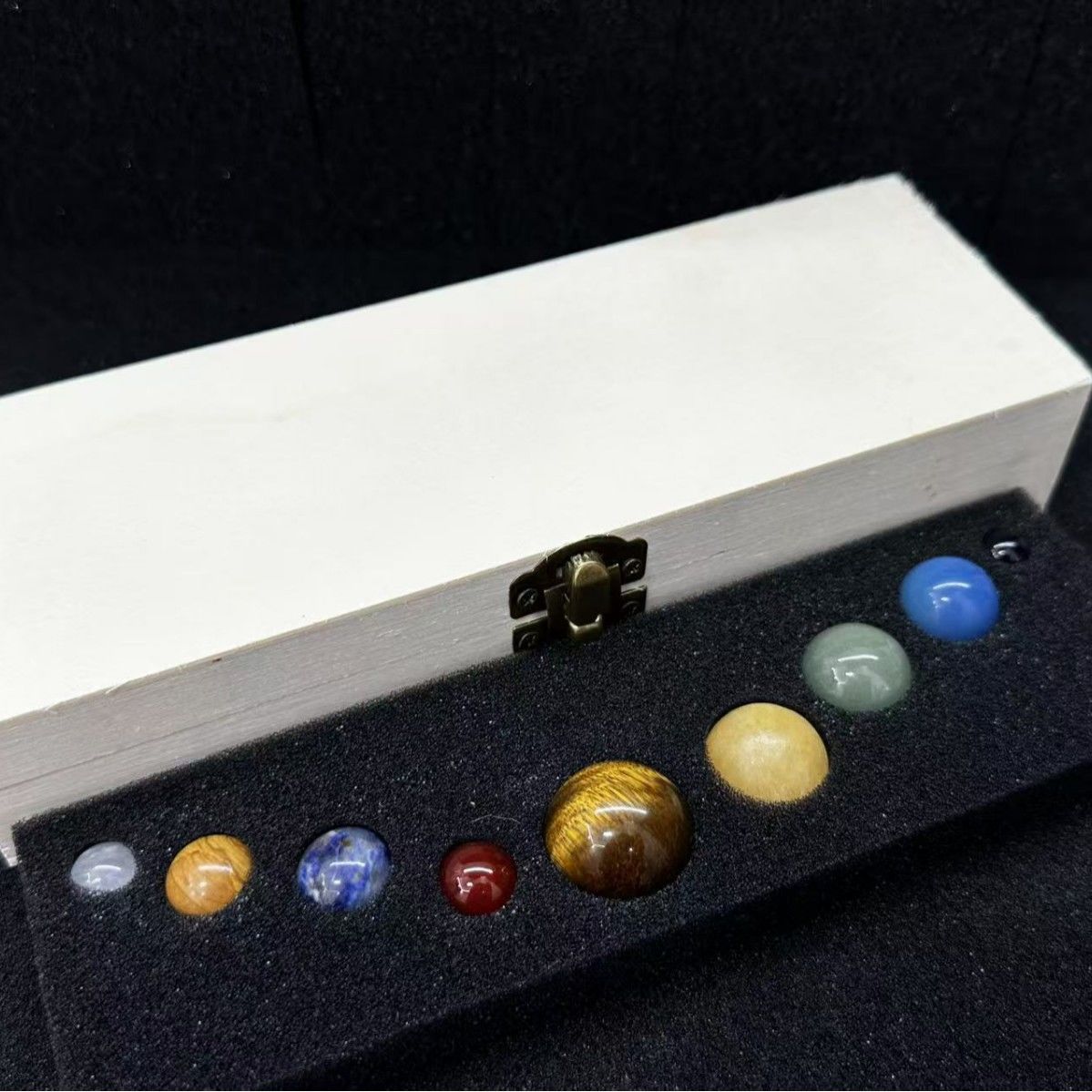 Healing Crystal Nine Planet Stone Gift Set