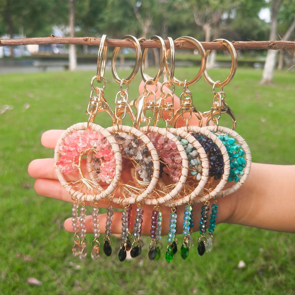 Dream Catcher Life Tree Healing Keychains