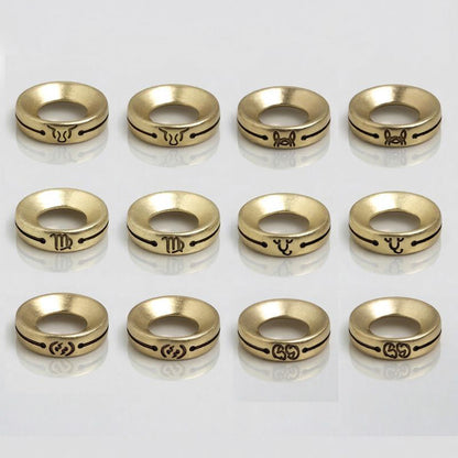 Zodiac Signs Bronze Color Spacer Finding for DIY Jewelry Making