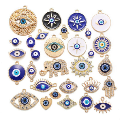 Evil Eyes Charm Jewelry Making Findings for All Use