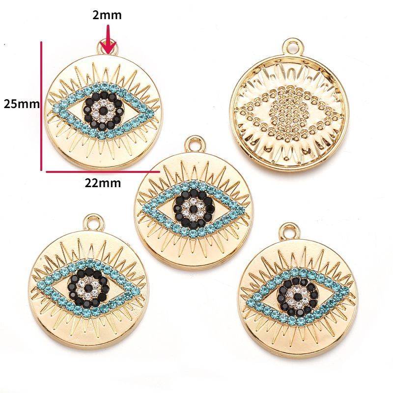 Evil Eyes Charm Jewelry Making Findings for All Use