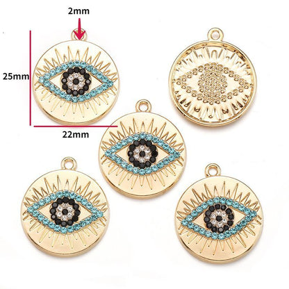 Evil Eyes Charm Jewelry Making Findings for All Use