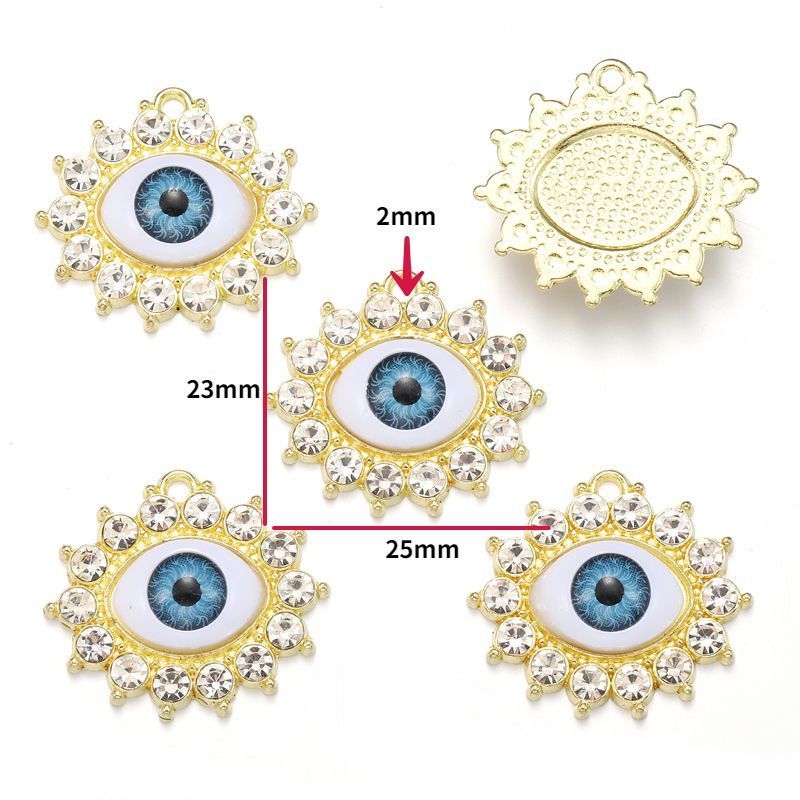 Evil Eyes Charm Jewelry Making Findings for All Use