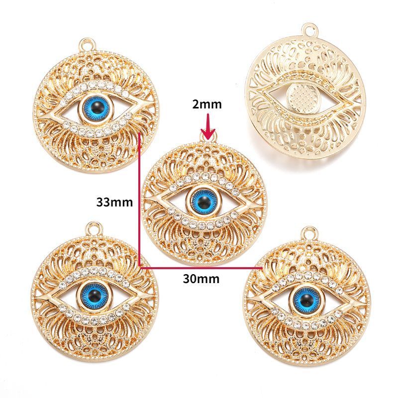 Evil Eyes Charm Jewelry Making Findings for All Use