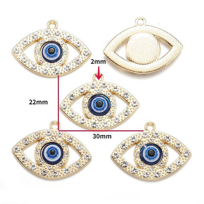 Evil Eyes Charm Jewelry Making Findings for All Use