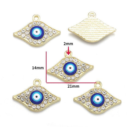 Evil Eyes Charm Jewelry Making Findings for All Use