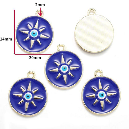 Evil Eyes Charm Jewelry Making Findings for All Use