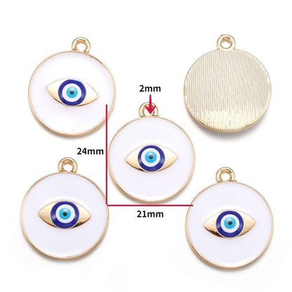Evil Eyes Charm Jewelry Making Findings for All Use