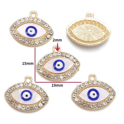 Evil Eyes Charm Jewelry Making Findings for All Use