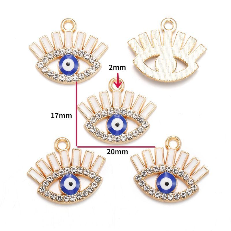 Evil Eyes Charm Jewelry Making Findings for All Use