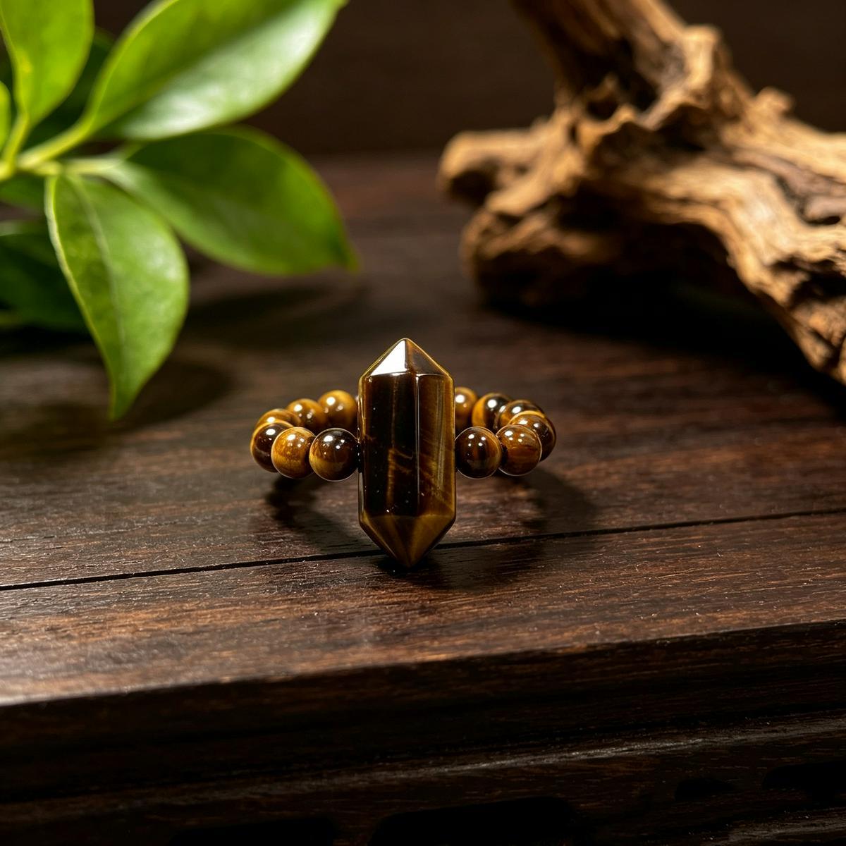 Energy Point Beads Ring Elastic Rings