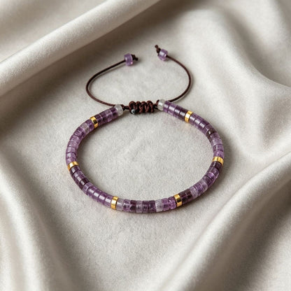 Handmade Crystal Braid Rope Bracelet
