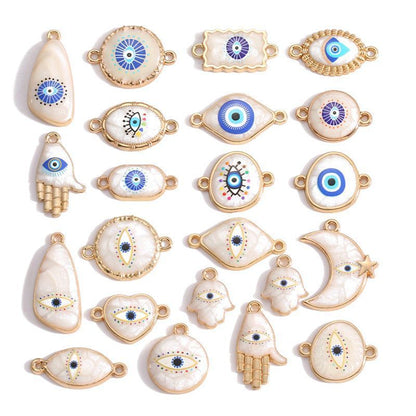 Evil Eyes Spacer Jewelry Making Findings for All Use