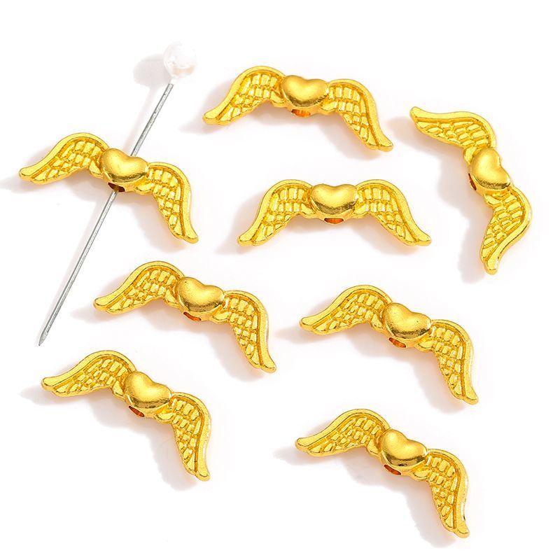 10PCS Multi Color Angel Wing Connector 7x20mm