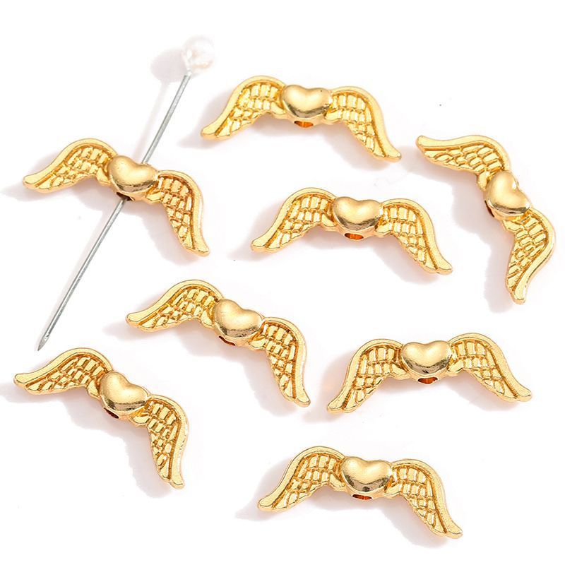 10PCS Multi Color Angel Wing Connector 7x20mm
