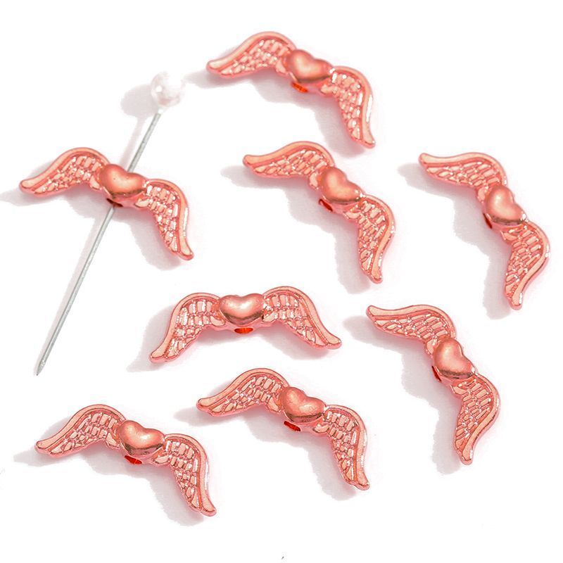 10PCS Multi Color Angel Wing Connector 7x20mm