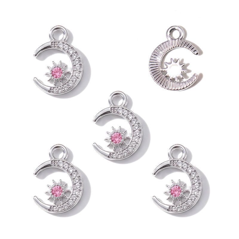Moon Style Jewelry Making Findings Charm 12x16mm