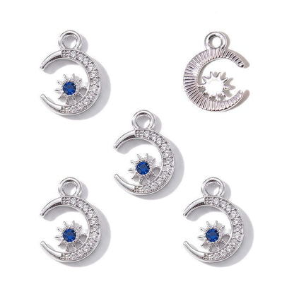 Moon Style Jewelry Making Findings Charm 12x16mm