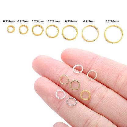 200PCS Multi Color Jump Ring For Jewelry Making