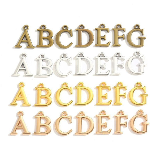 Alphabet Set Jewelry Making Findings Charm
