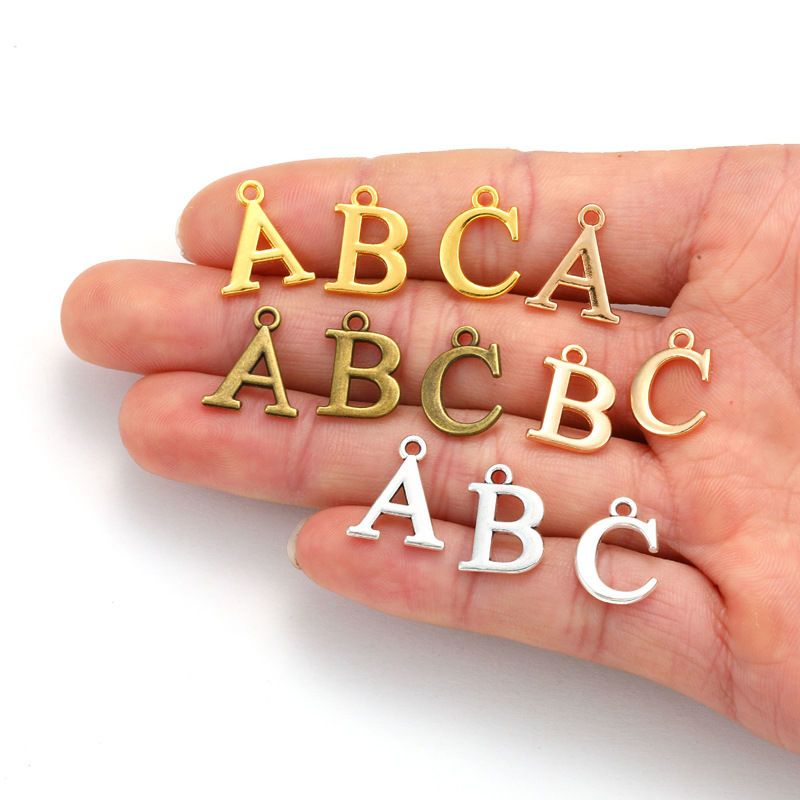 Alphabet Set Jewelry Making Findings Charm