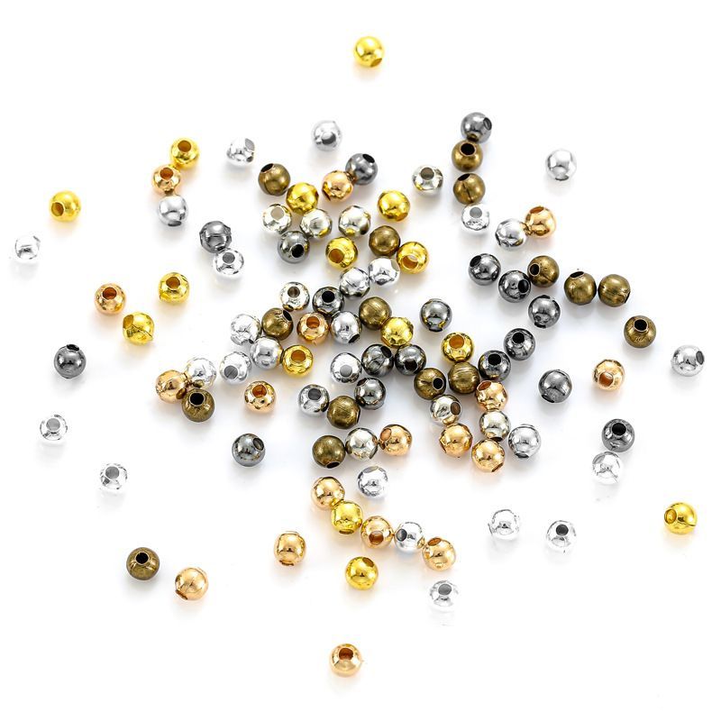 200PCS Multi Color Crimp Beads For Jewelry Making