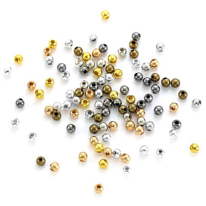 200PCS Multi Color Crimp Beads For Jewelry Making