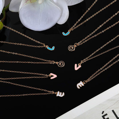 Colorful Alphabet Set Jewelry Making Findings Charm 8x12mm