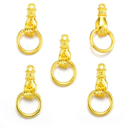 10 PCS Door Knob Style Jewelry Making Findings Charm 13x27mm