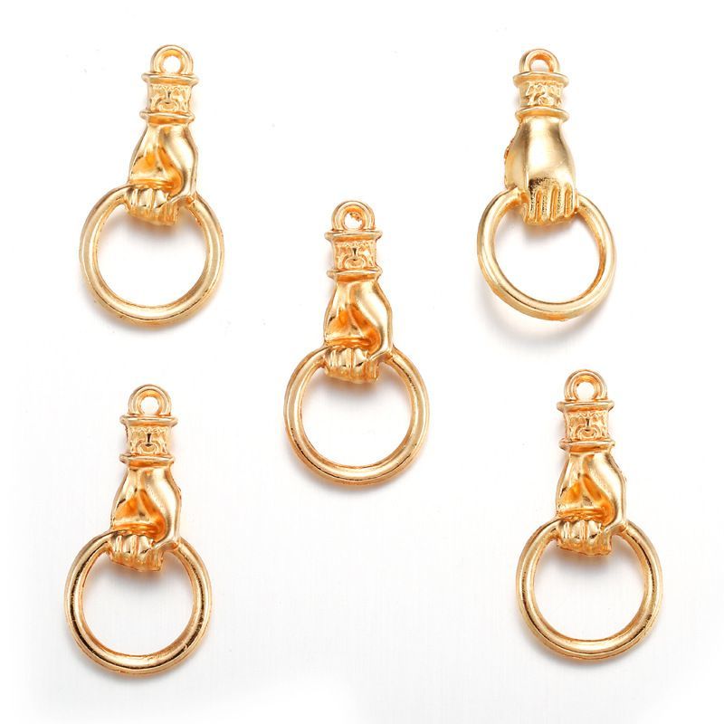 10 PCS Door Knob Style Jewelry Making Findings Charm 13x27mm